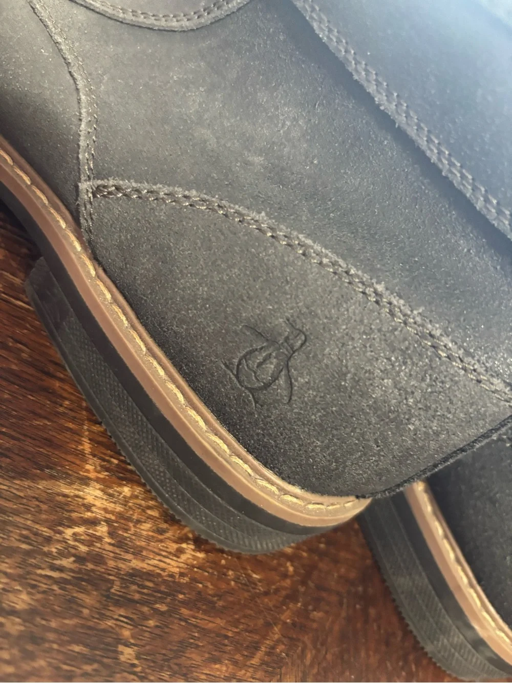 Penguin Men's Gray Suede Lace-Up Chukka Boots